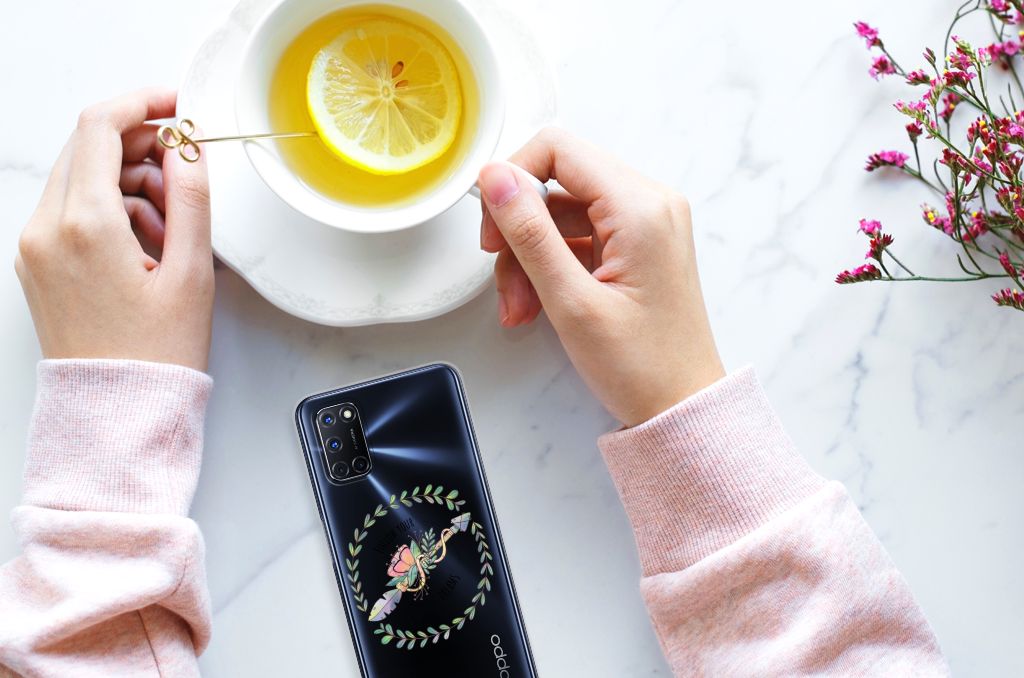 OPPO A52 | A72 Telefoonhoesje met Naam Boho Dreams B2C Telecom