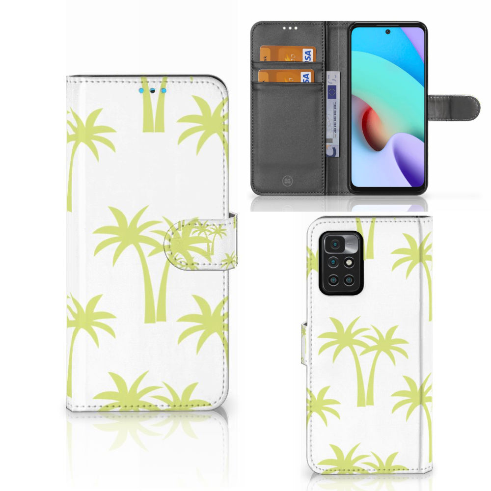 Xiaomi Redmi 10 Hoesje Palmtrees