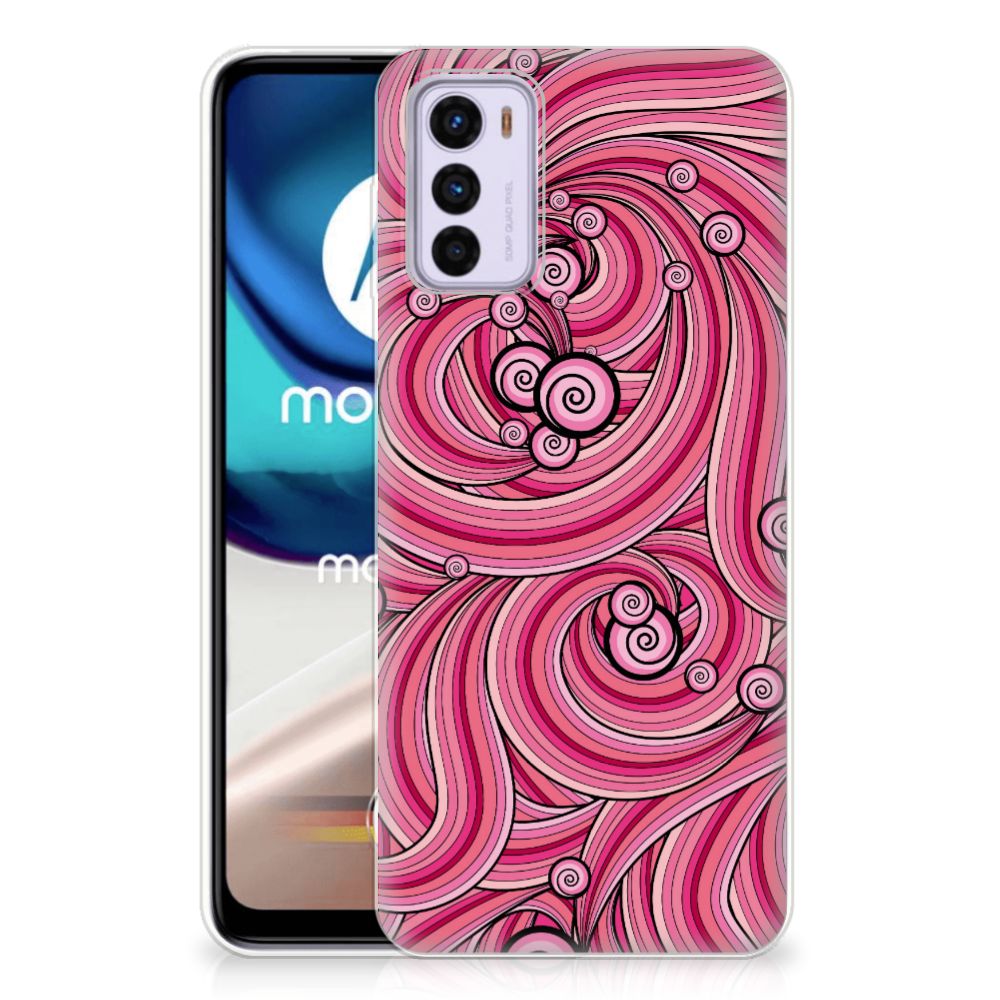 Motorola Moto G42 Hoesje maken Swirl Pink B2C Telecom