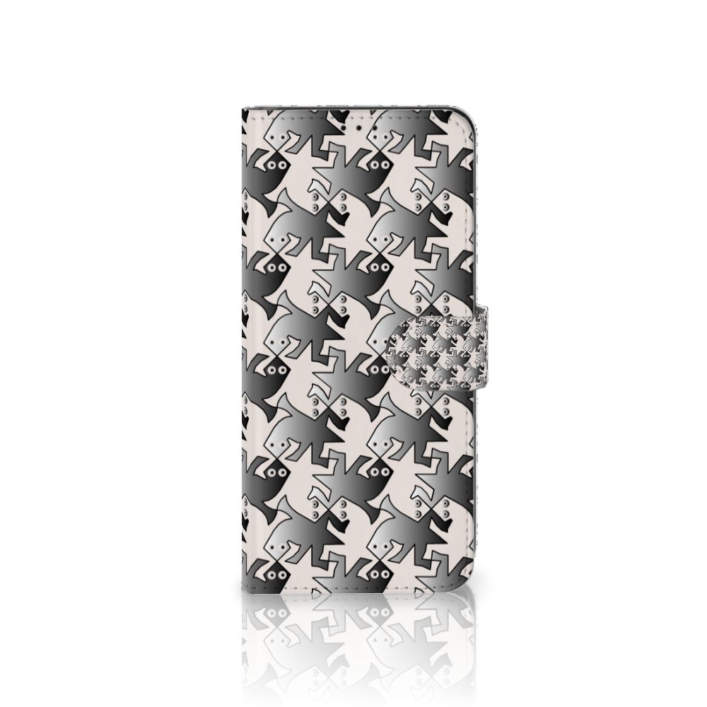 Samsung Galaxy S21 Ultra Telefoonhoesje met Pasjes Salamander Grey