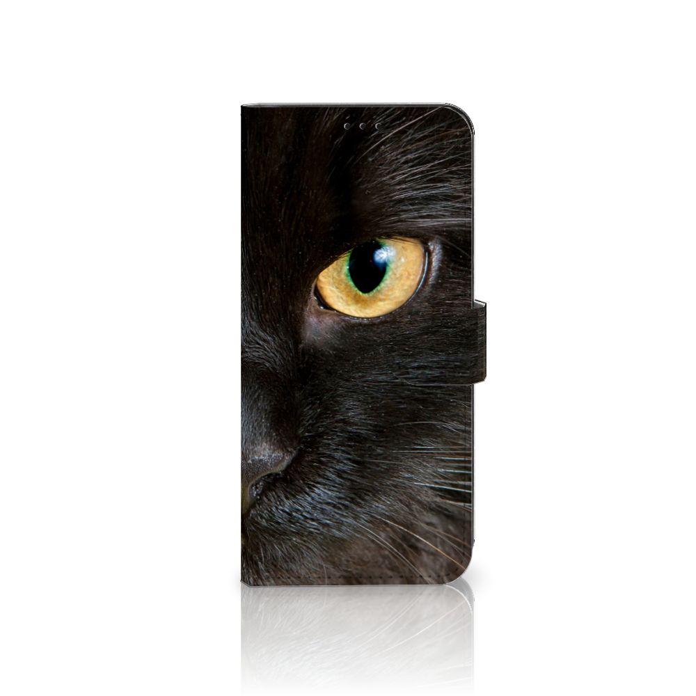 OPPO Find X5 Pro Telefoonhoesje met Pasjes Zwarte Kat
