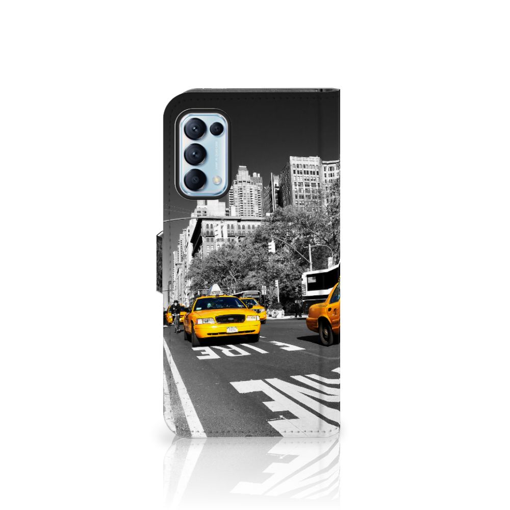 OPPO Find X3 Lite Flip Cover New York Taxi