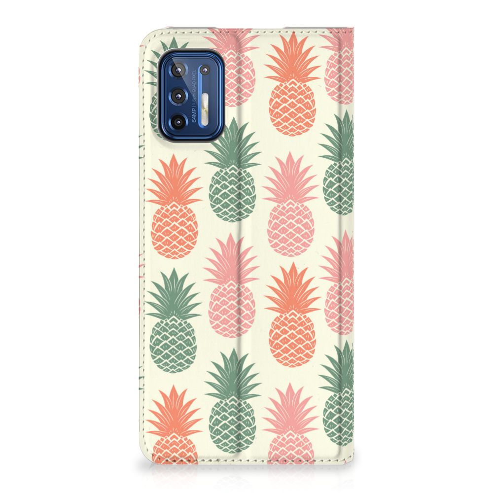 Motorola Moto G9 Plus Flip Style Cover Ananas - B2C Telecom