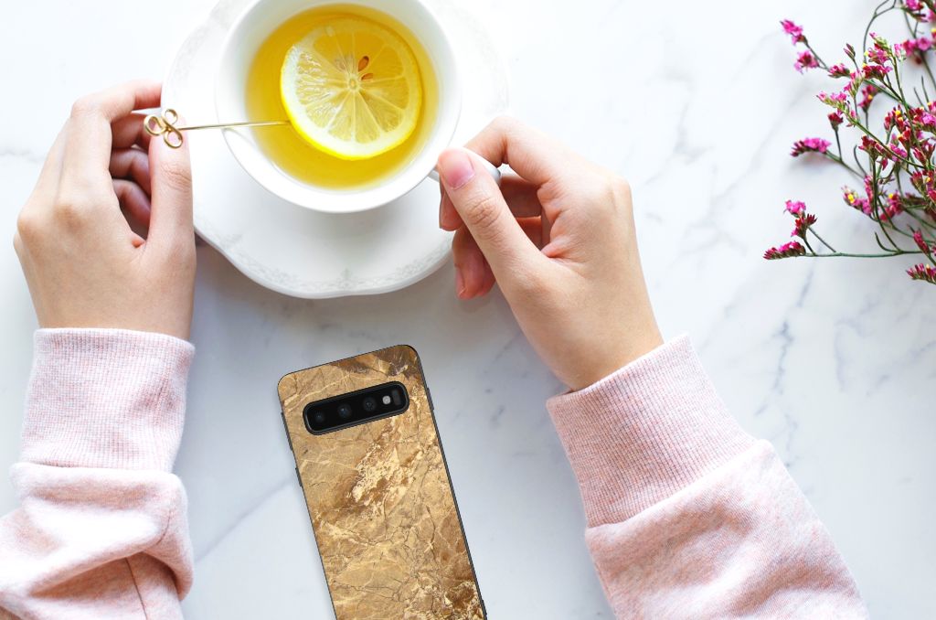 Samsung Galaxy S10 Gripcase Marmer Creme B2C Telecom