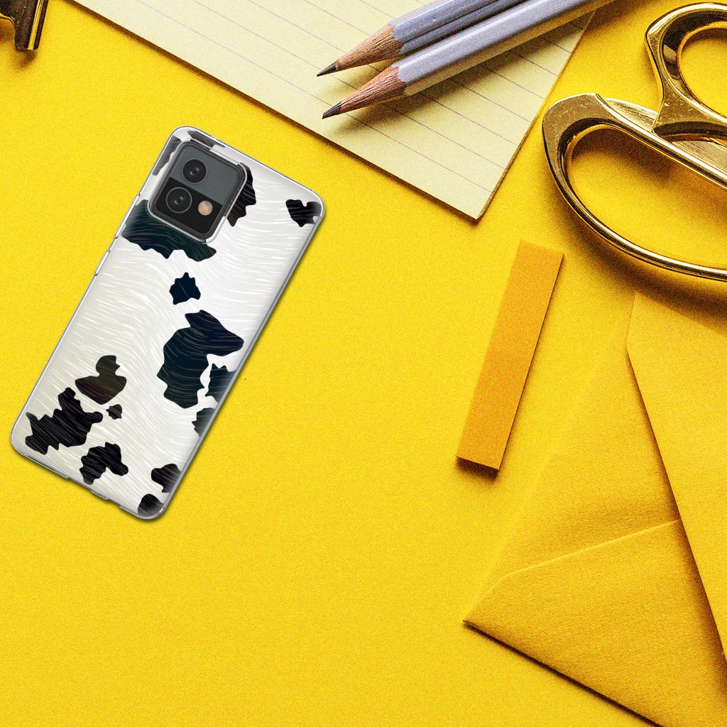 Motorola Moto G72 TPU Hoesje Koeienvlekken B2C Telecom