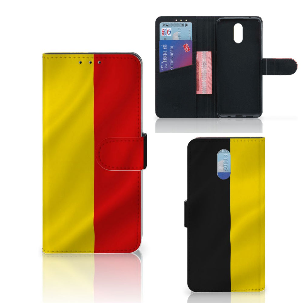 Nokia 2.3 Bookstyle Case Belgische Vlag