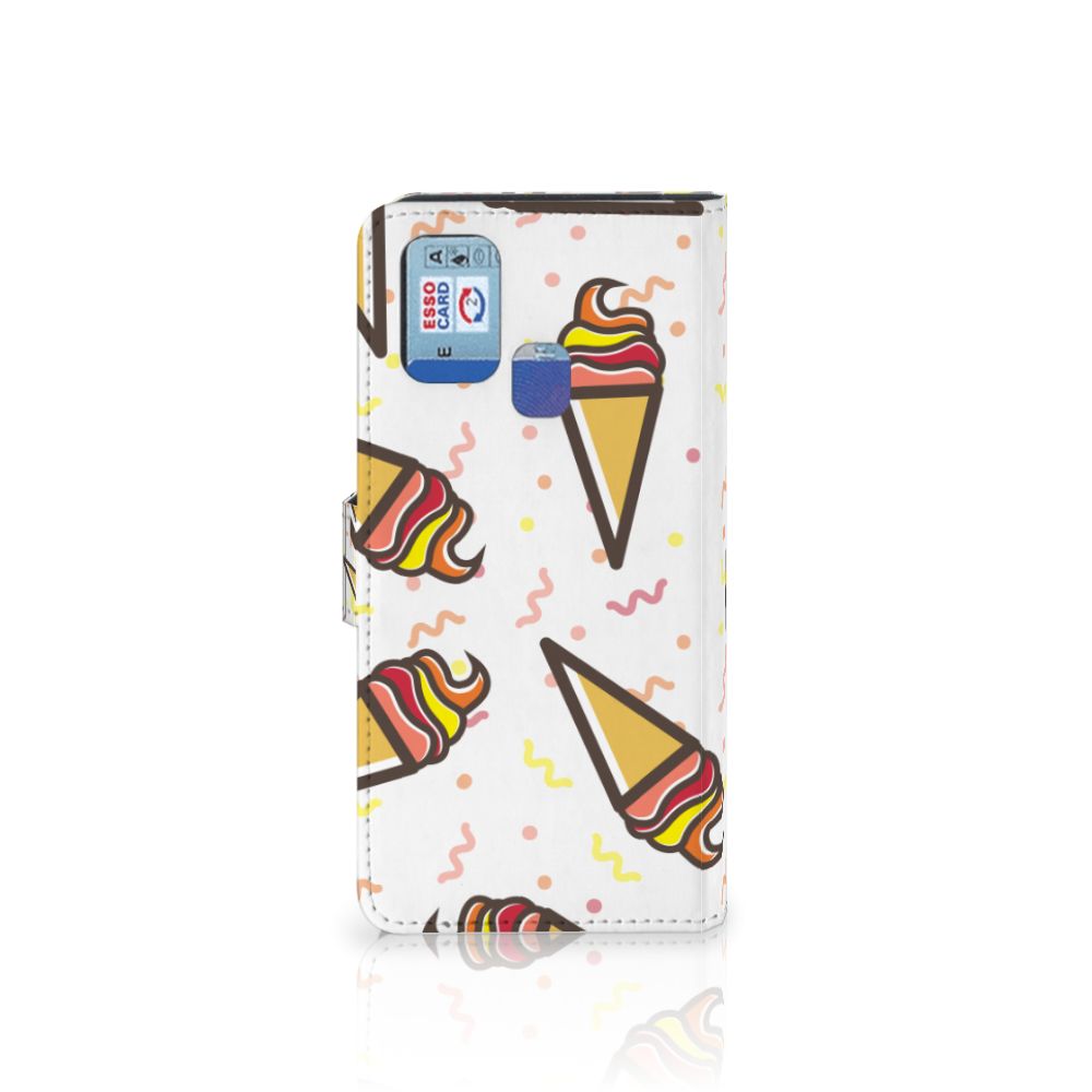 Samsung Galaxy M31 Book Cover Icecream