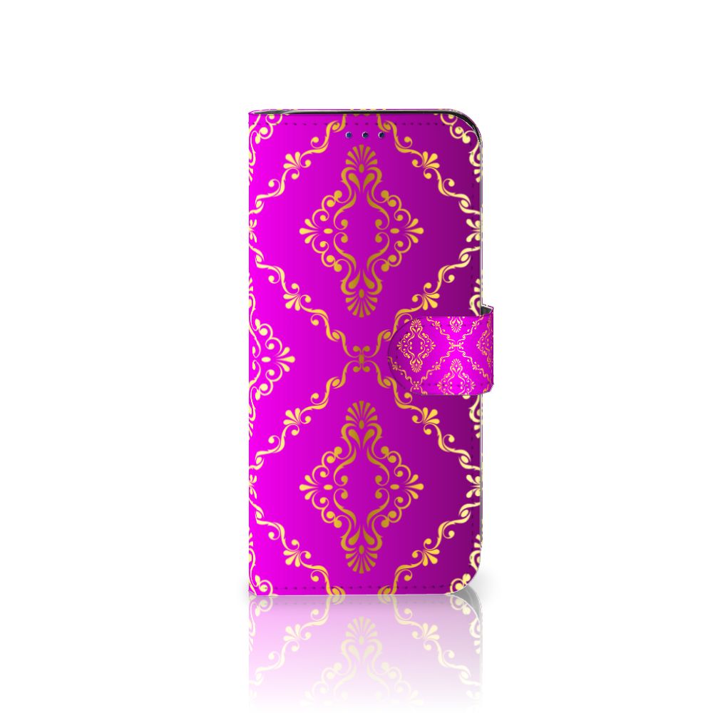 Wallet Case Samsung Galaxy A30 Barok Roze
