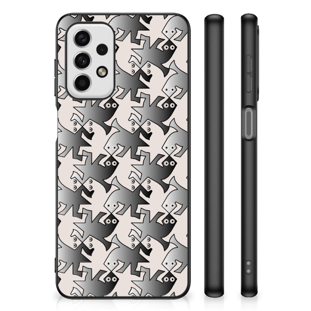 Samsung Galaxy A23 Dierenprint Telefoonhoesje Salamander Grey B2C Telecom