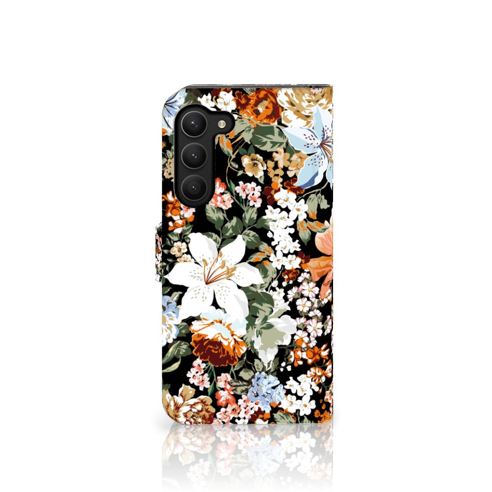 Hoesje voor Samsung Galaxy S23 Plus Dark Flowers