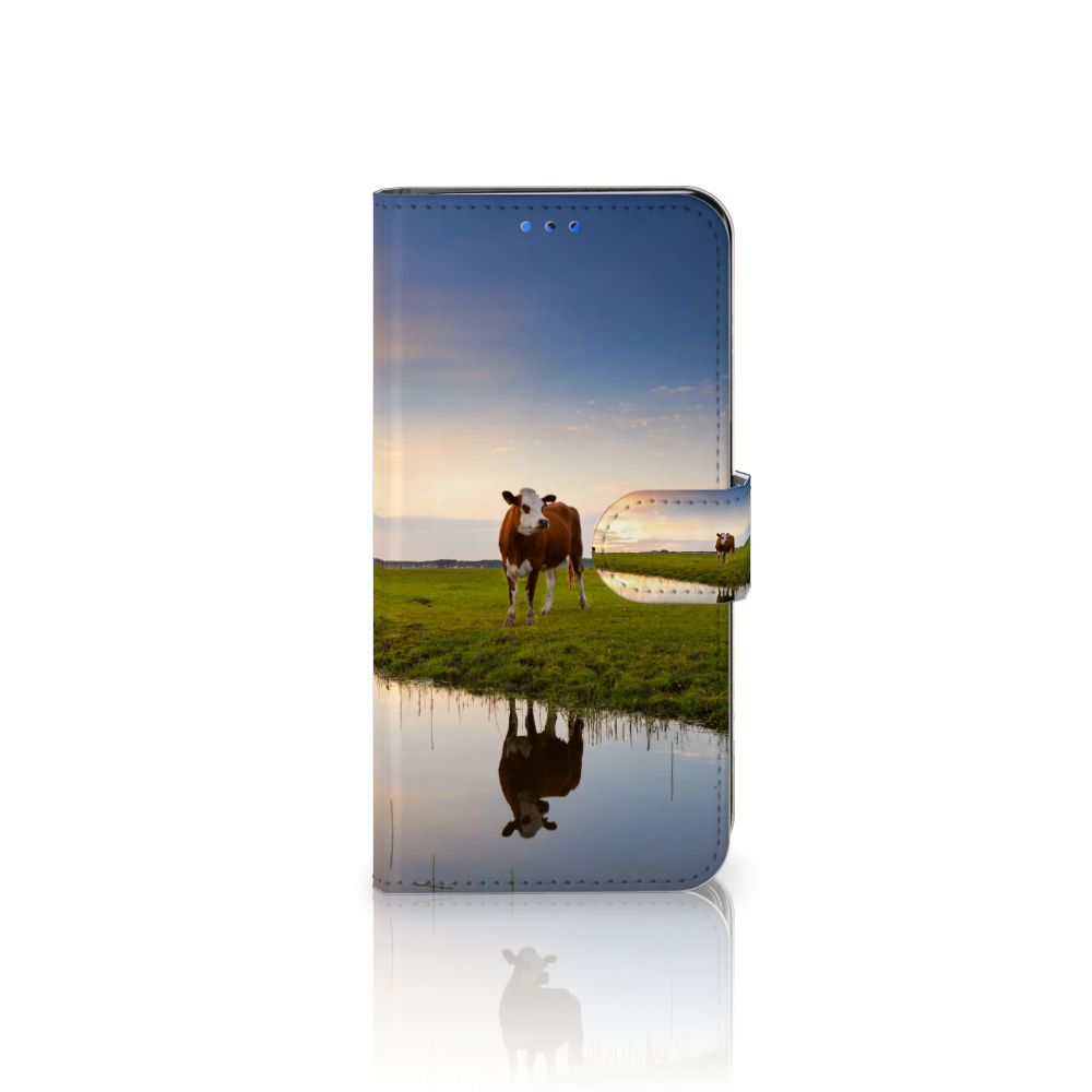 Huawei P Smart 2020 Telefoonhoesje met Pasjes Koe