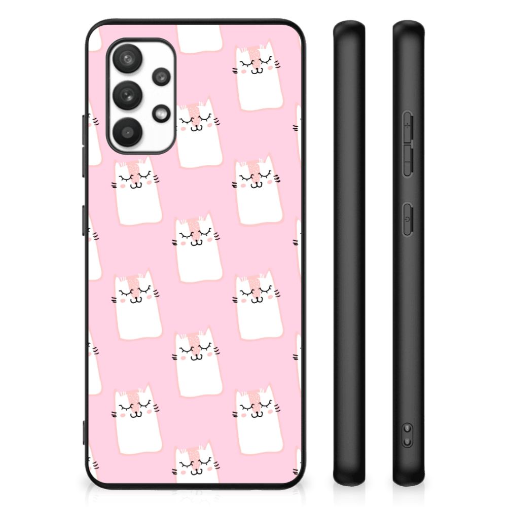 Samsung Galaxy A32 4G | A32 5G Enterprise Editie Dierenprint Telefoonhoesje Sleeping Cats B2C Telecom