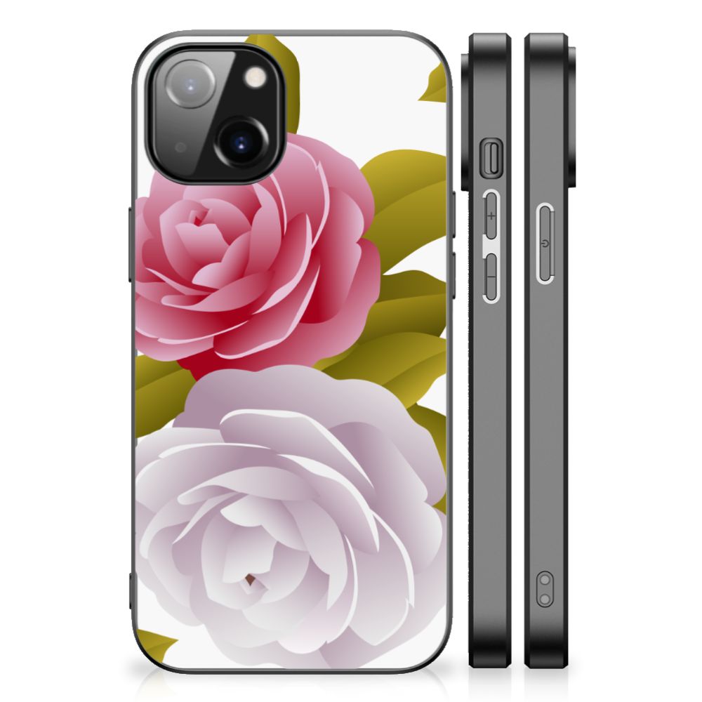 Apple iPhone 13/14 Bloemen Hoesje Roses