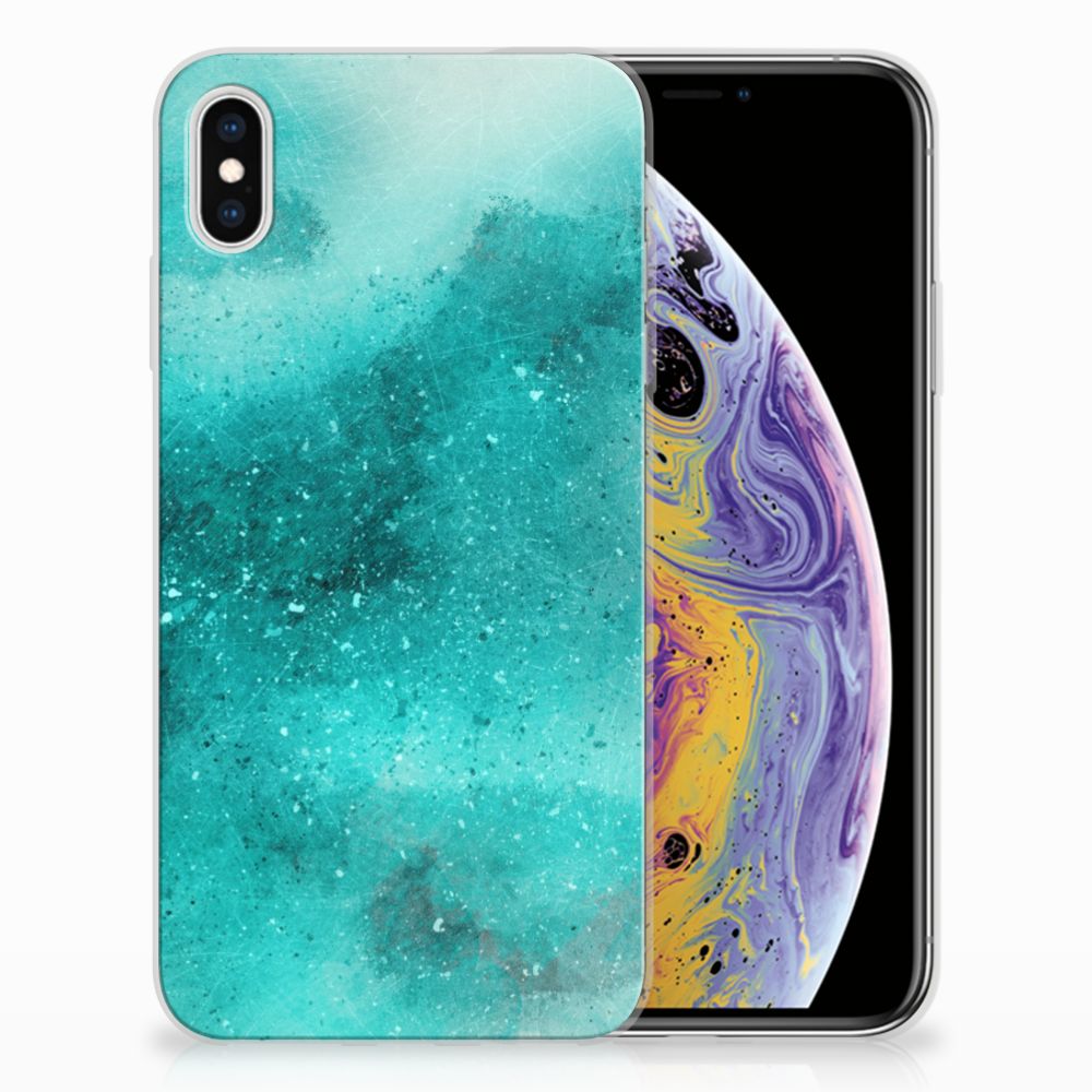 Hoesje maken Apple iPhone Xs Max Painting Blue