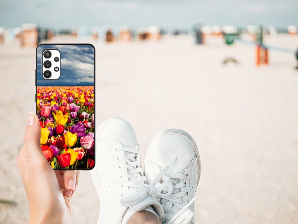 Samsung Galaxy A32 4G | A32 5G Enterprise Editie Bloemen Hoesje Tulpen B2C Telecom