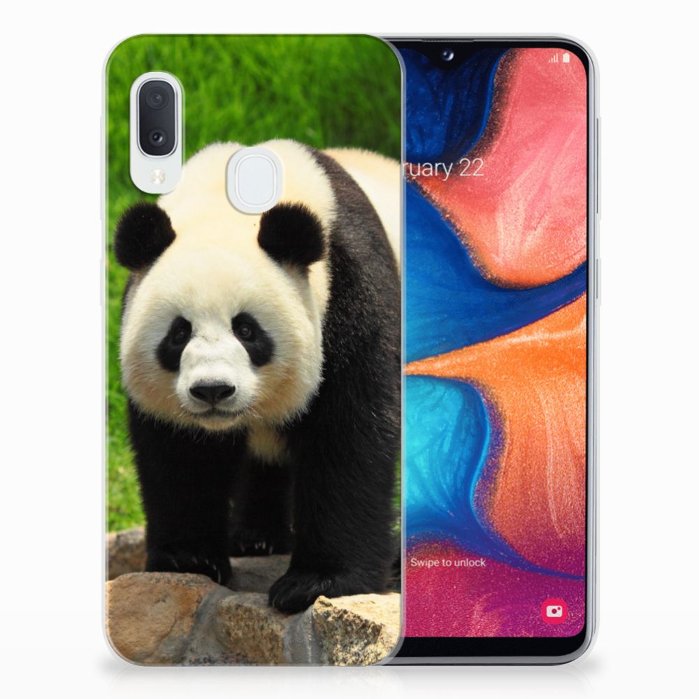 Samsung Galaxy A20e TPU Hoesje Panda