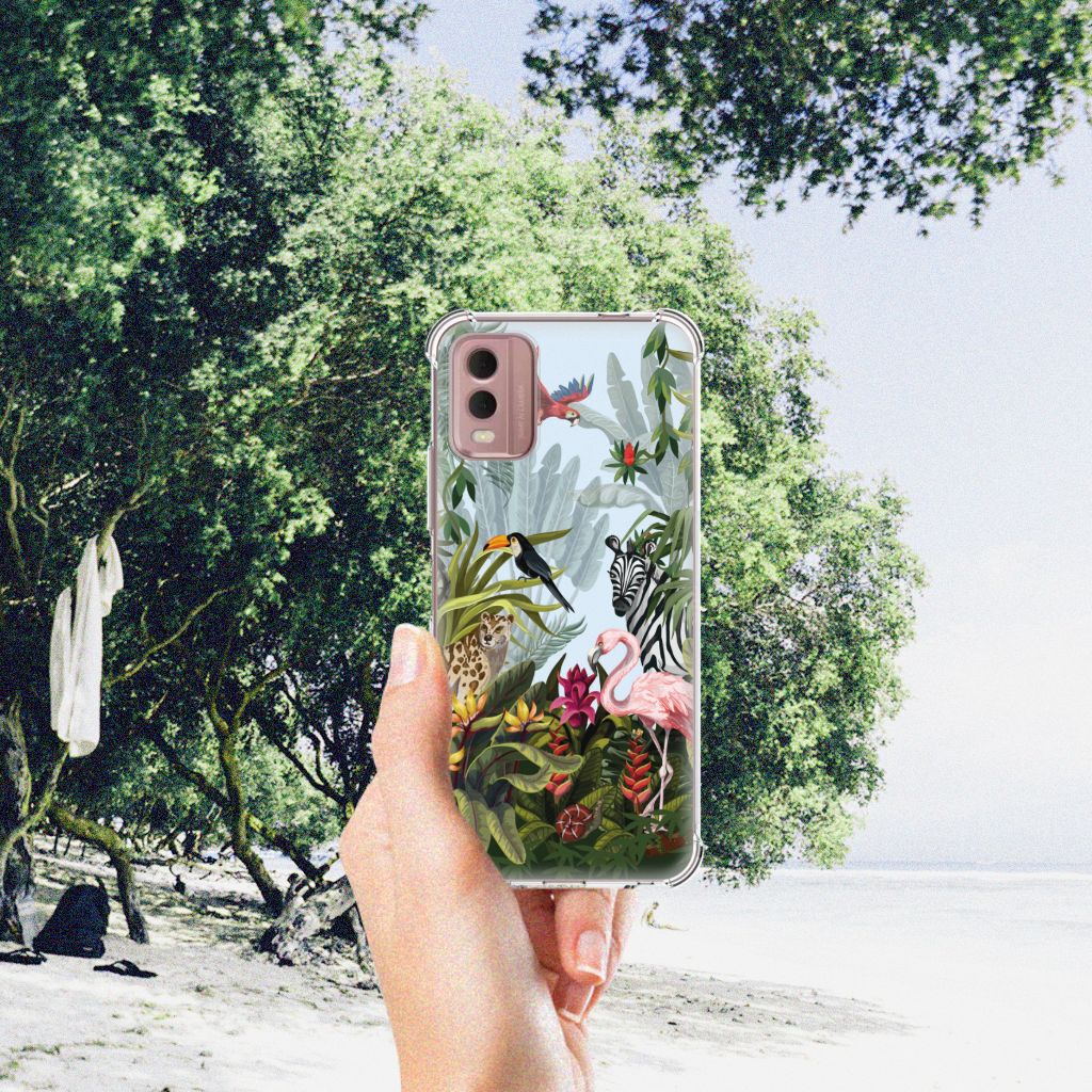 Case Anti-shock voor Nokia C32 Jungle B2C Telecom