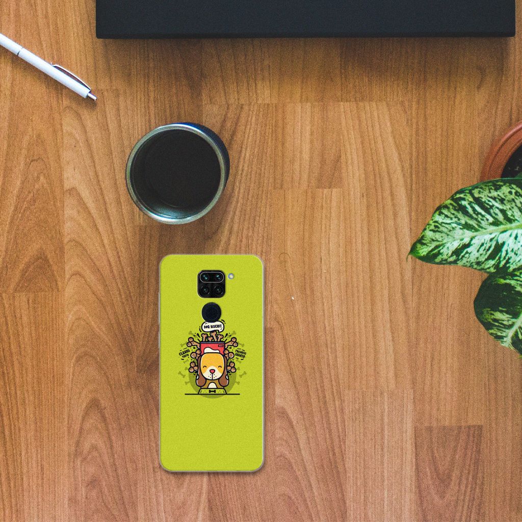 Xiaomi Redmi Note9 Telefoonhoesje met Naam Doggy Biscuit B2C Telecom