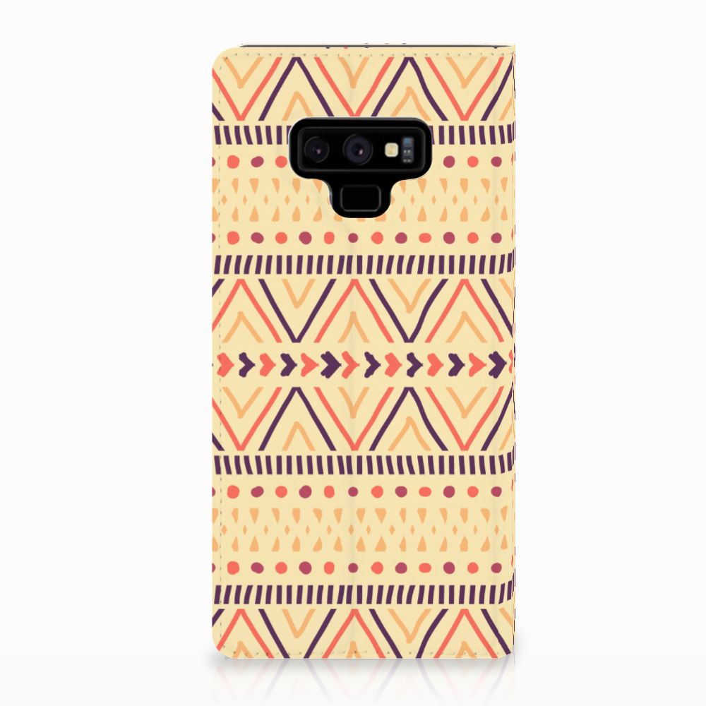 Samsung Galaxy Note 9 Hoesje met Magneet Aztec Yellow