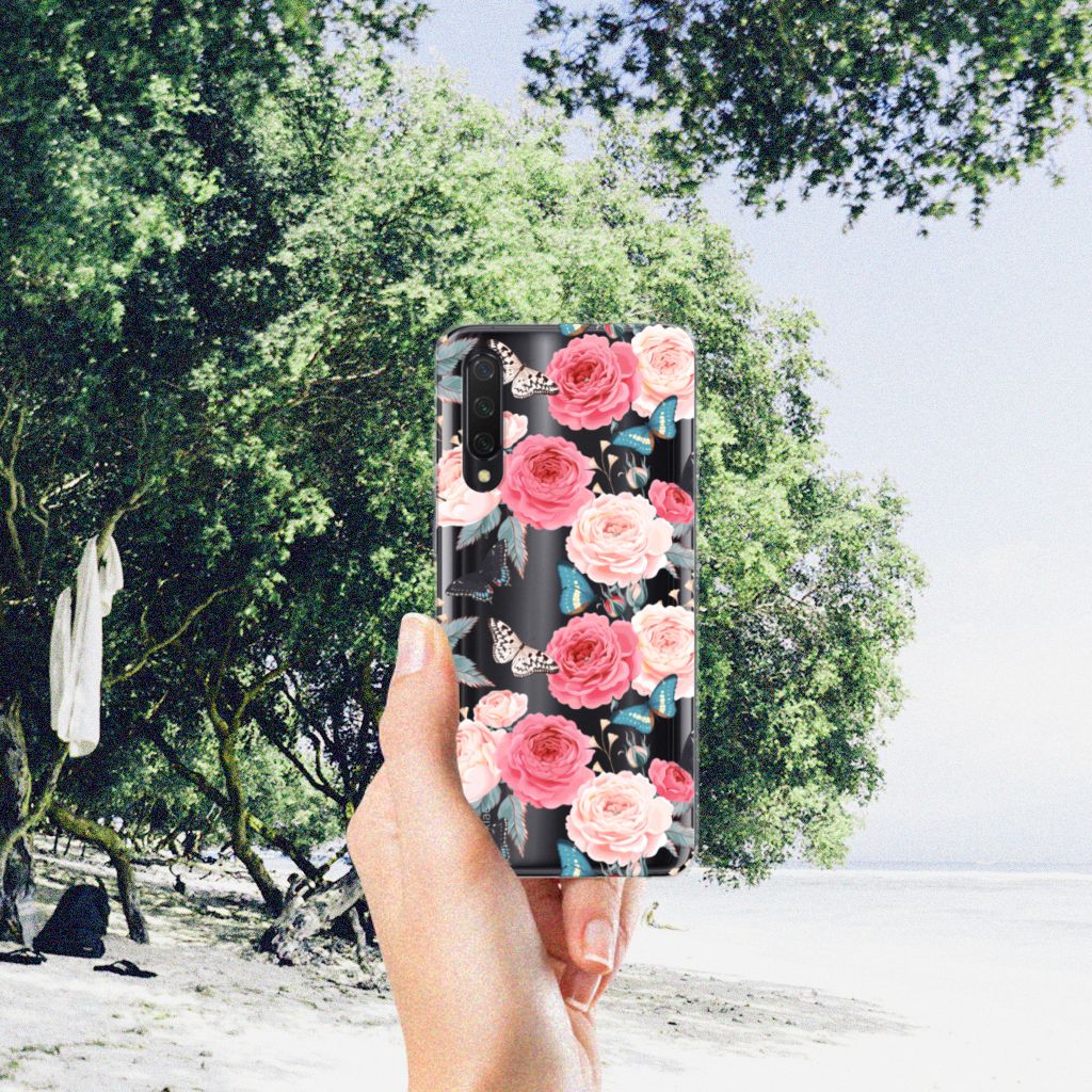 Xiaomi Mi 9 Lite TPU Case Butterfly Roses B2C Telecom