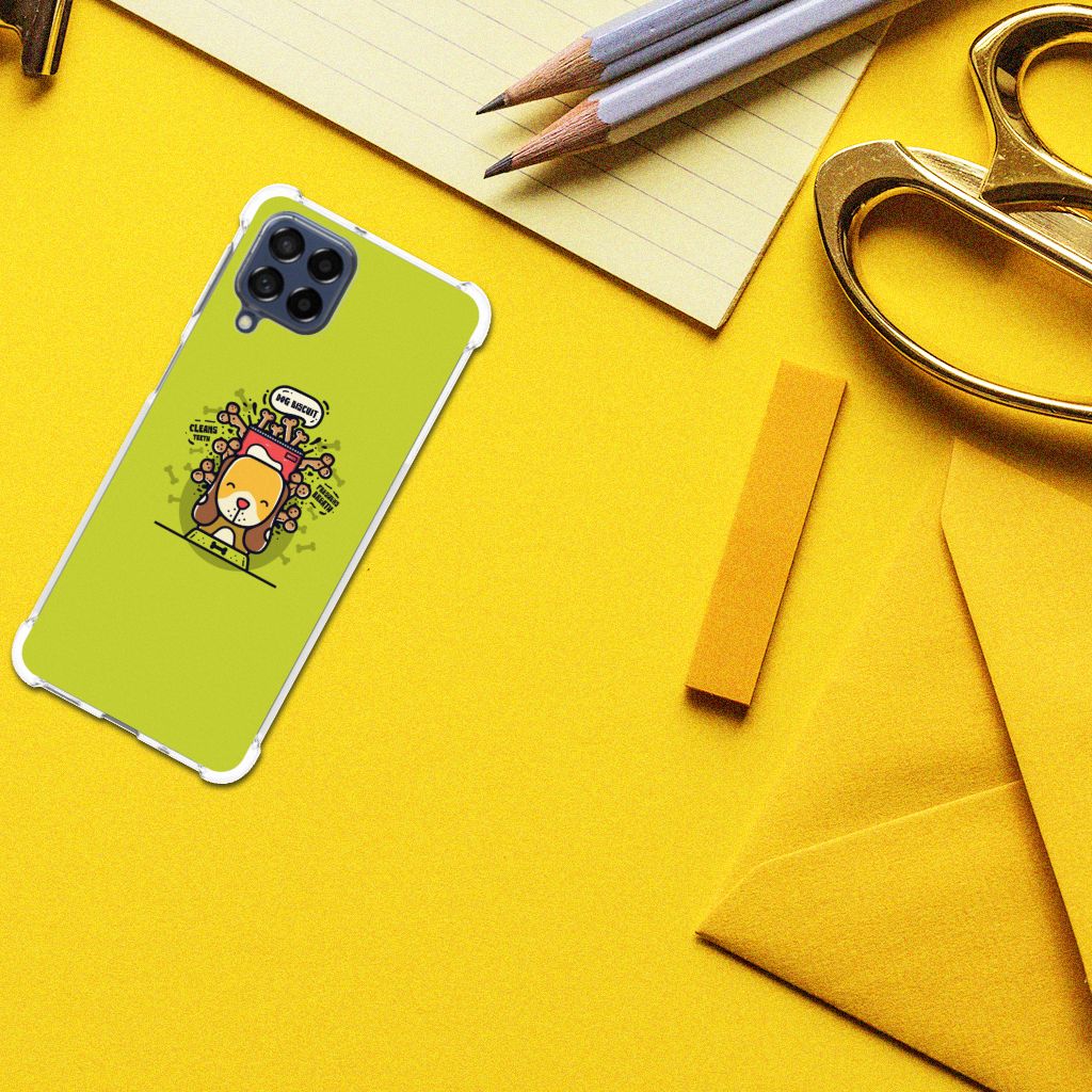 Samsung Galaxy M53 Stevig Bumper Hoesje Doggy Biscuit B2C Telecom