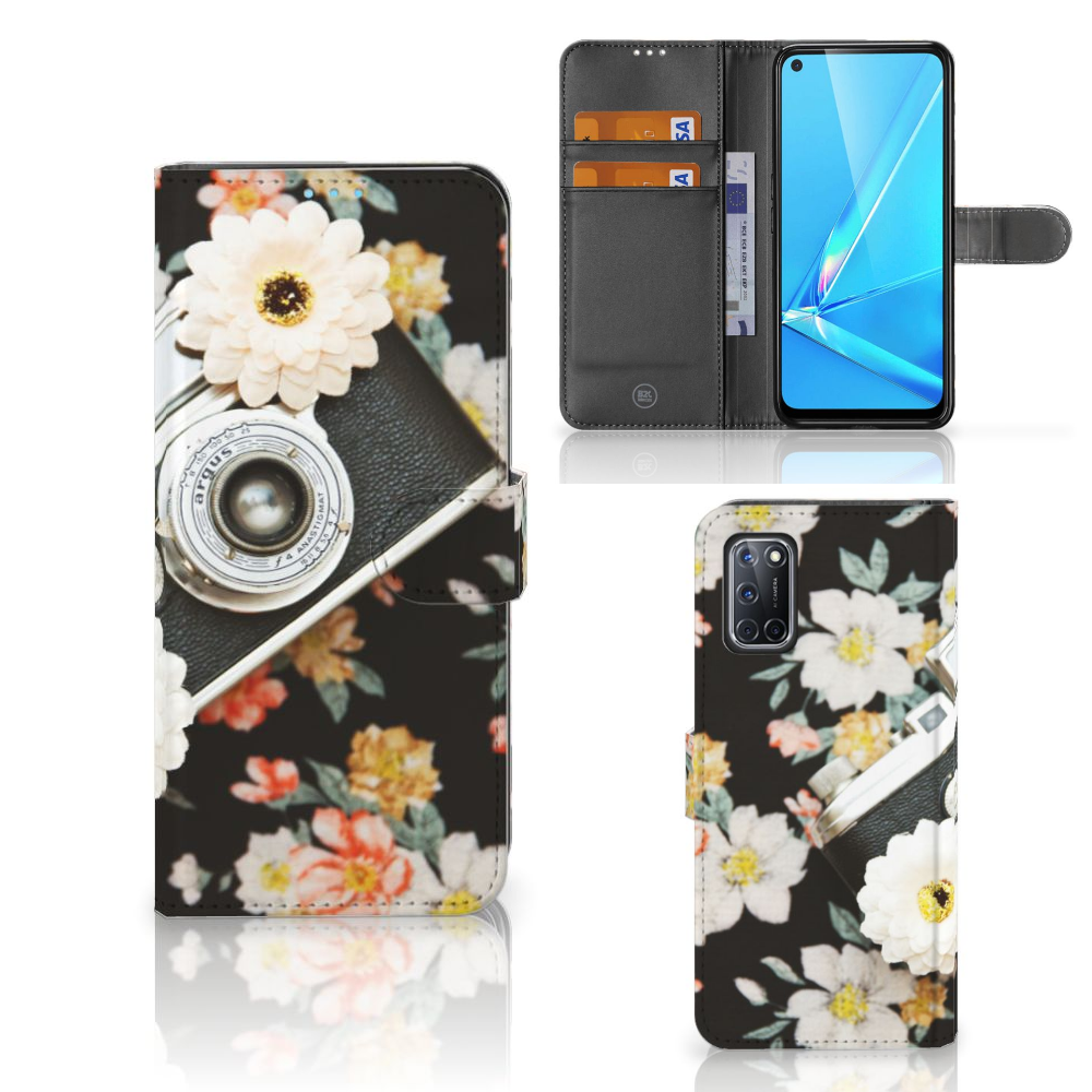 OPPO A72 | OPPO A52 Telefoonhoesje met foto Vintage Camera