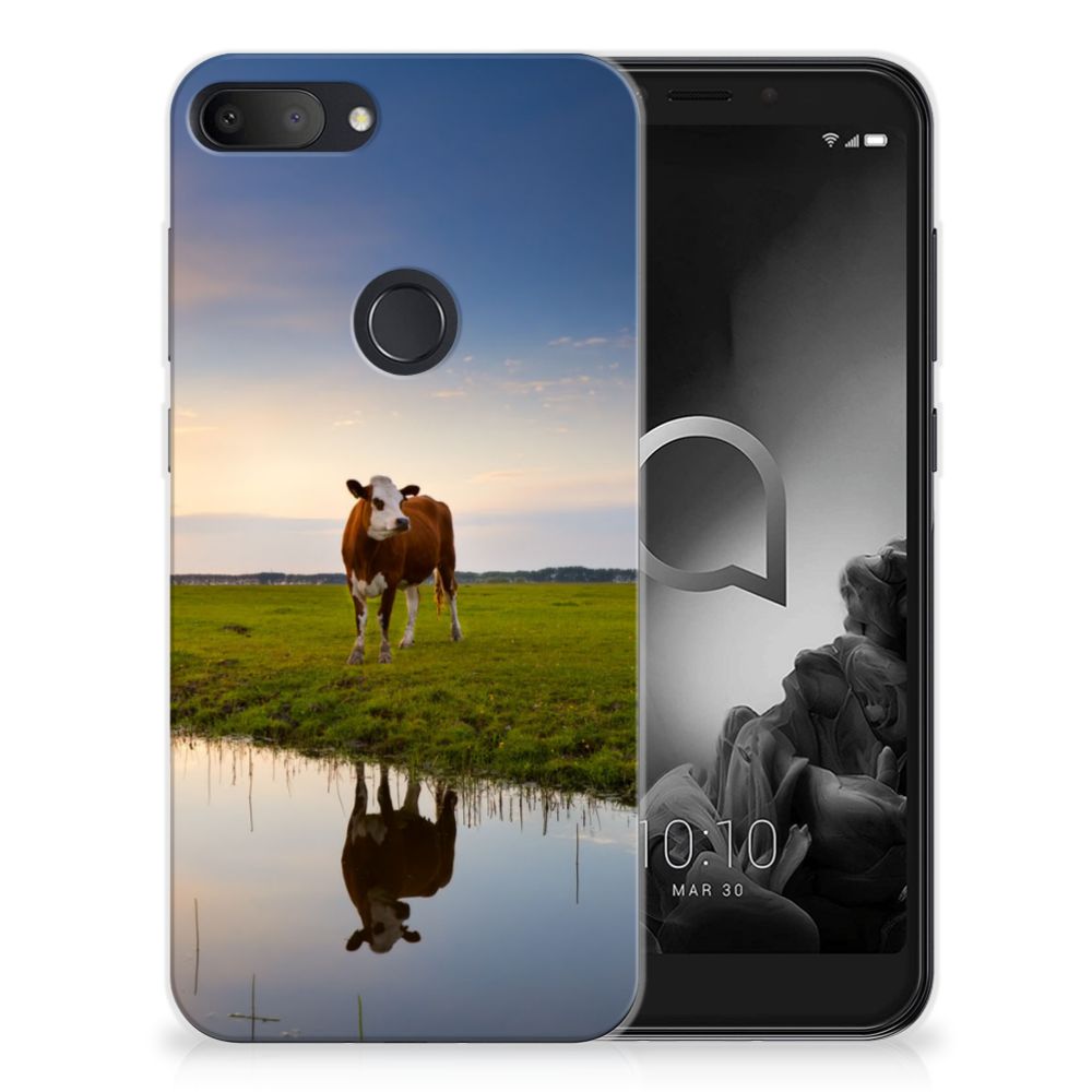 Alcatel 1S (2019) TPU Hoesje Koe