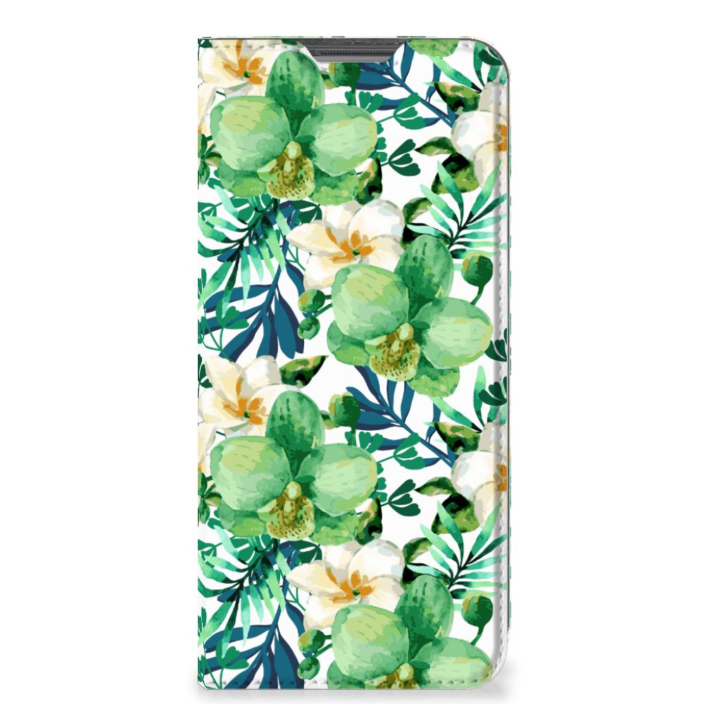 OPPO A96 | A76 Smart Cover Orchidee Groen