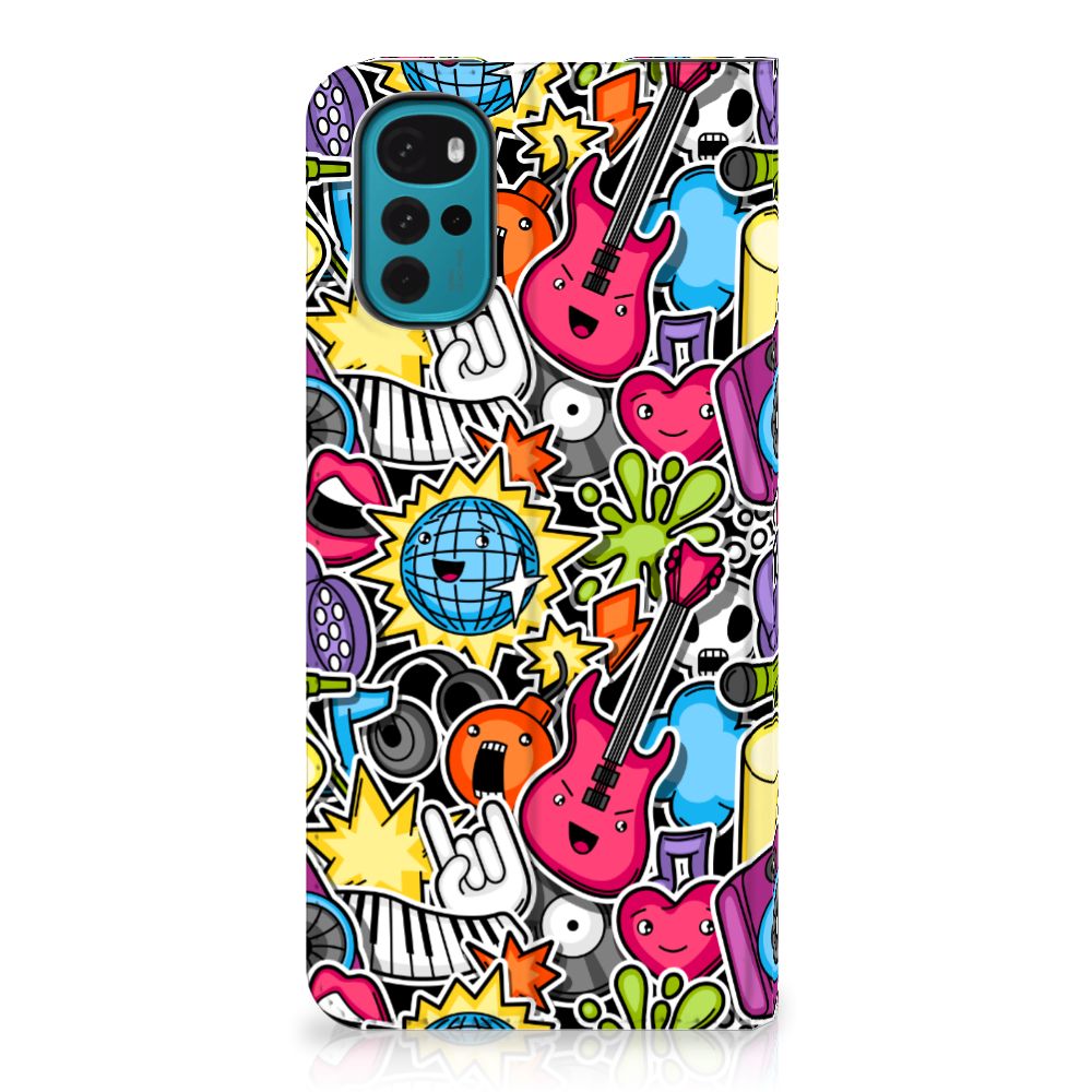 Motorola Moto G22 Hippe Standcase Punk Rock - B2C Telecom