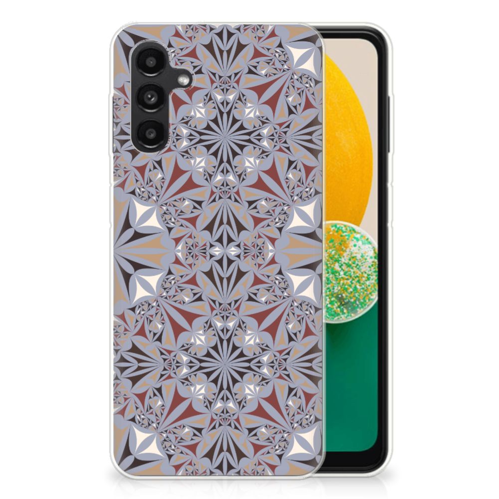Samsung Galaxy A13 | A04s TPU Siliconen Hoesje Flower Tiles