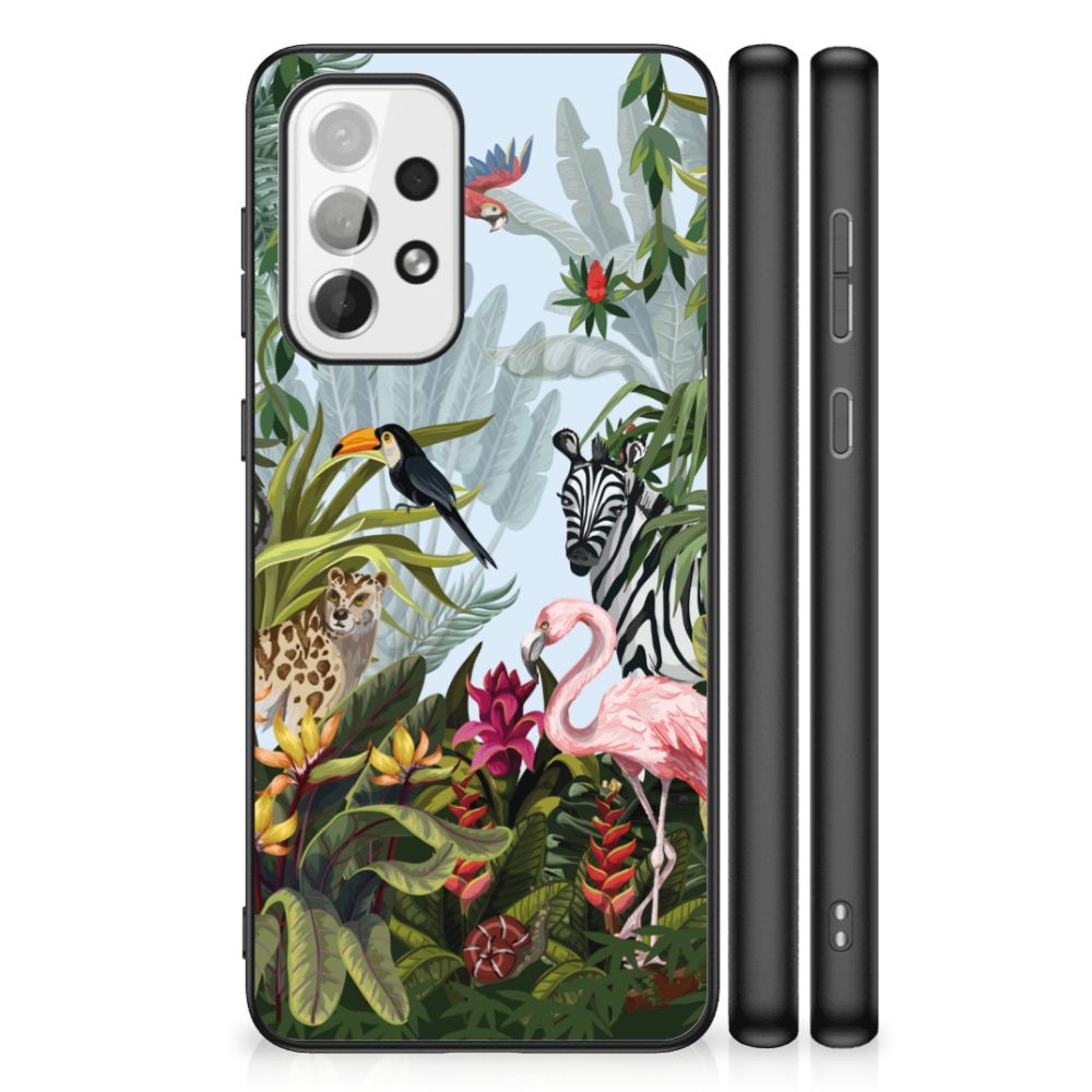 Dierenprint Telefoonhoesje voor Samsung Galaxy A73 Jungle B2C Telecom