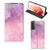 Bookcase Samsung Galaxy S21 Pink Purple Paint - B2C Telecom