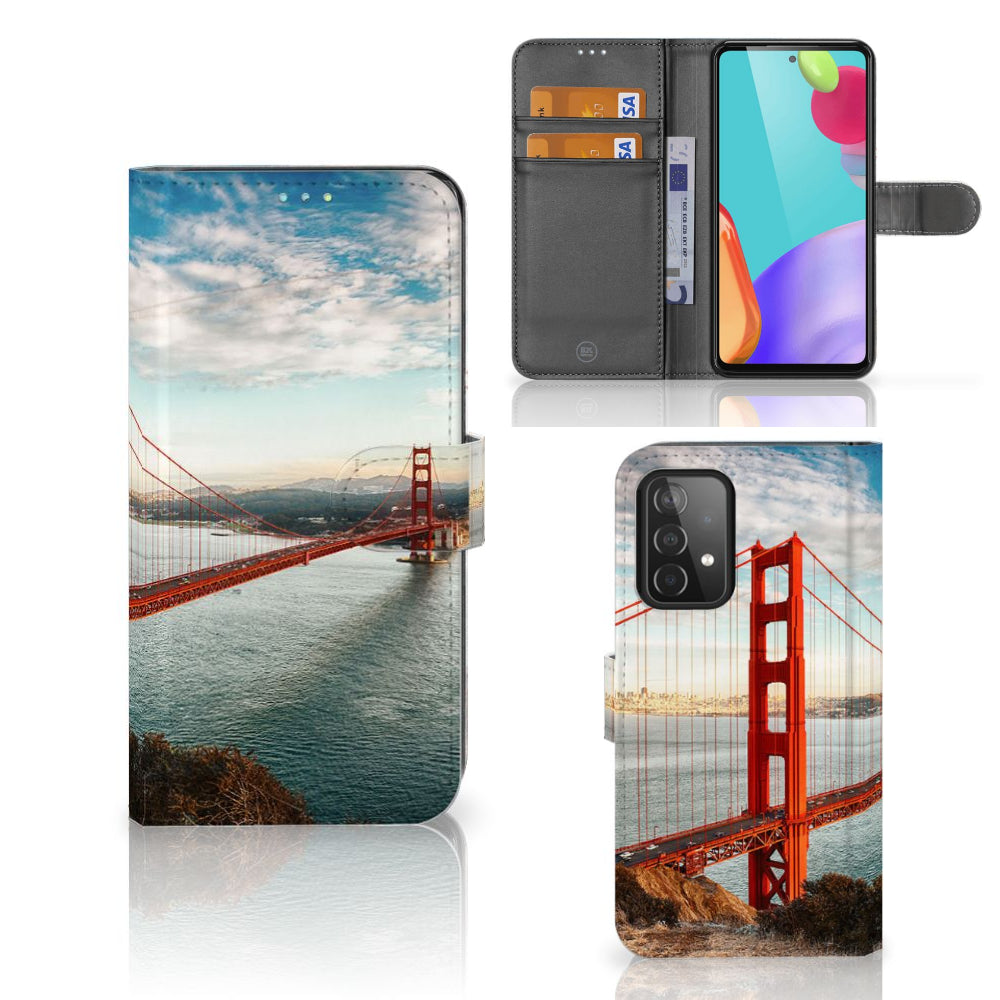 Samsung Galaxy A52 Flip Cover Golden Gate Bridge