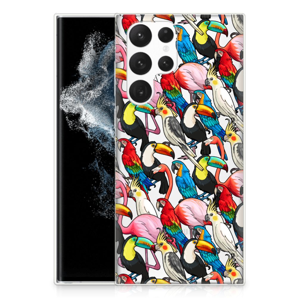 Samsung Galaxy S22 Ultra TPU Hoesje Birds B2C Telecom