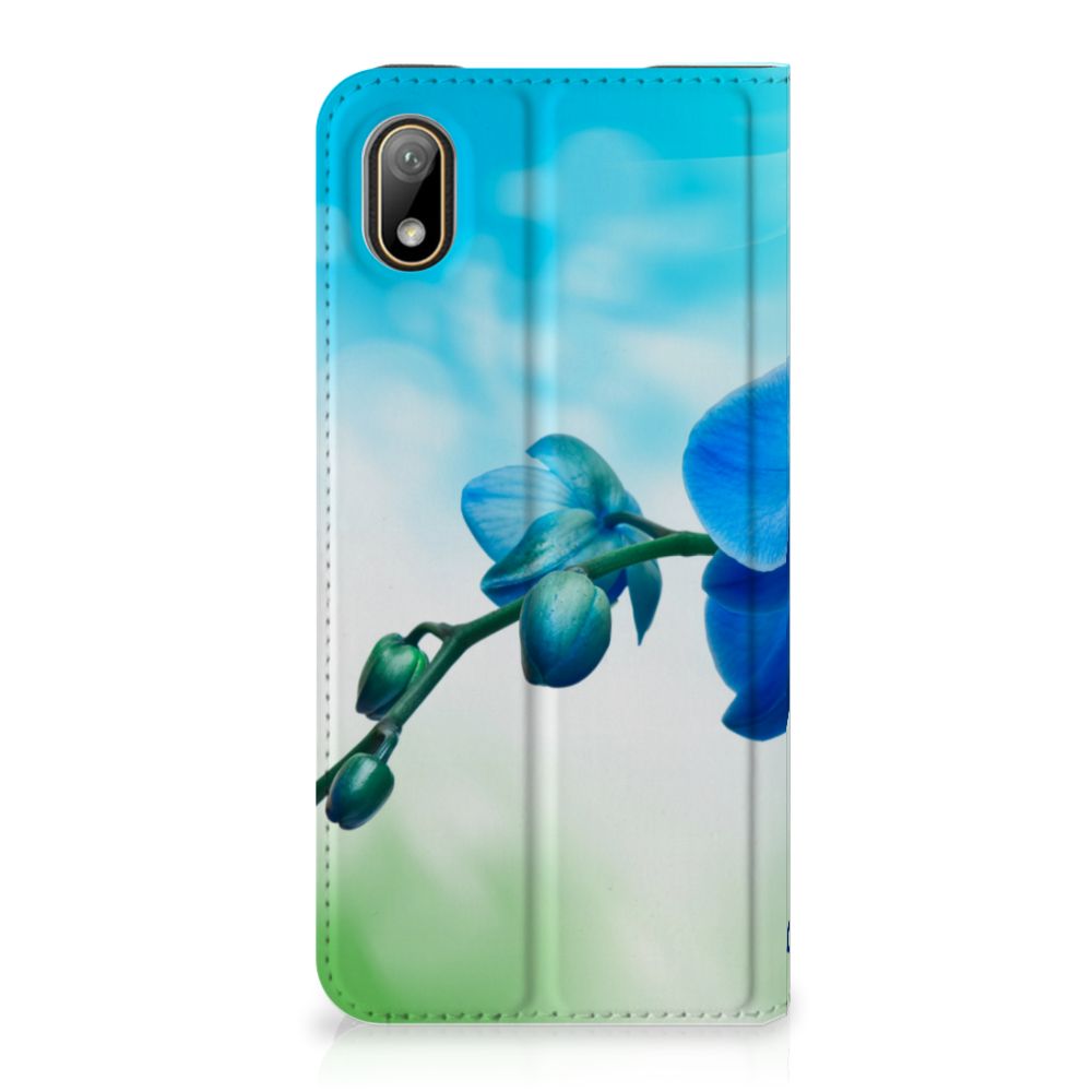 Huawei Y5 (2019) Smart Cover Orchidee Blauw - Cadeau voor je Moeder - B2C Telecom