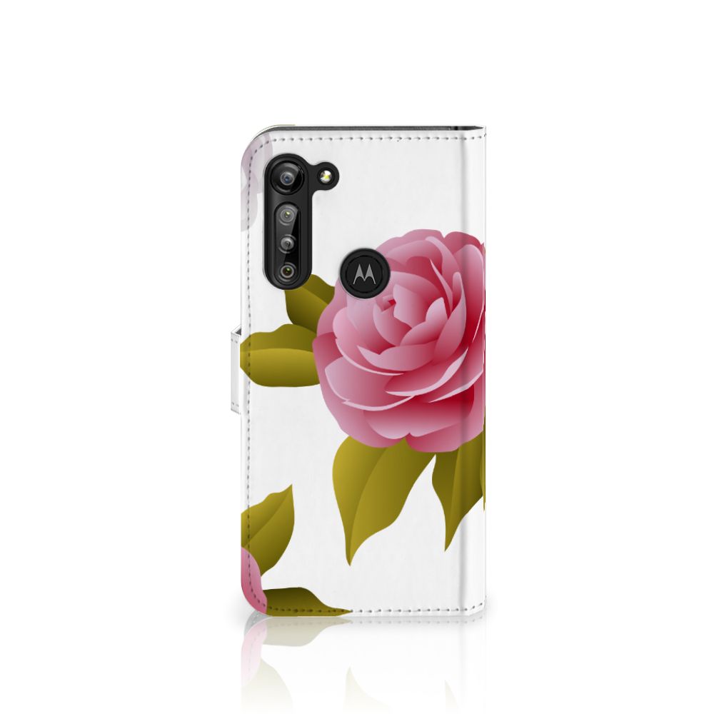 Motorola G8 Power Hoesje Roses