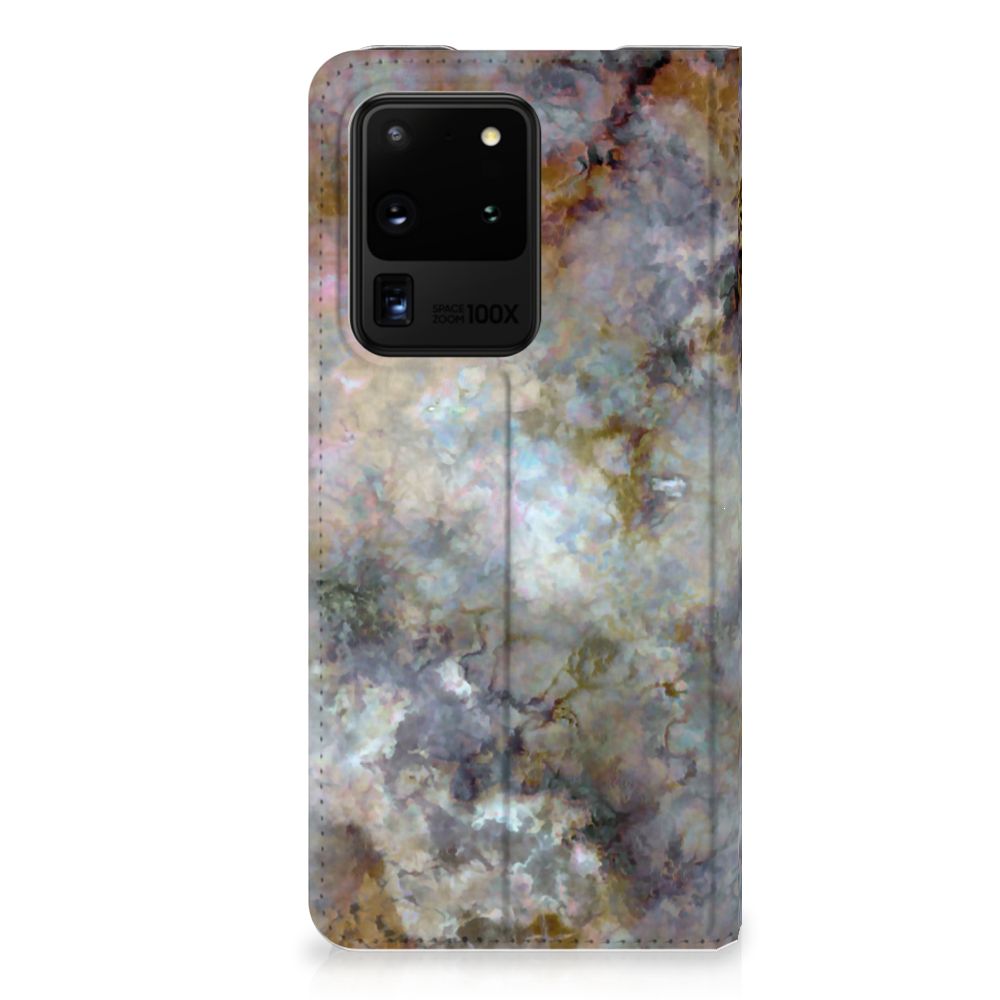 Samsung Galaxy S20 Ultra Standcase Marmer Grijs - B2C Telecom