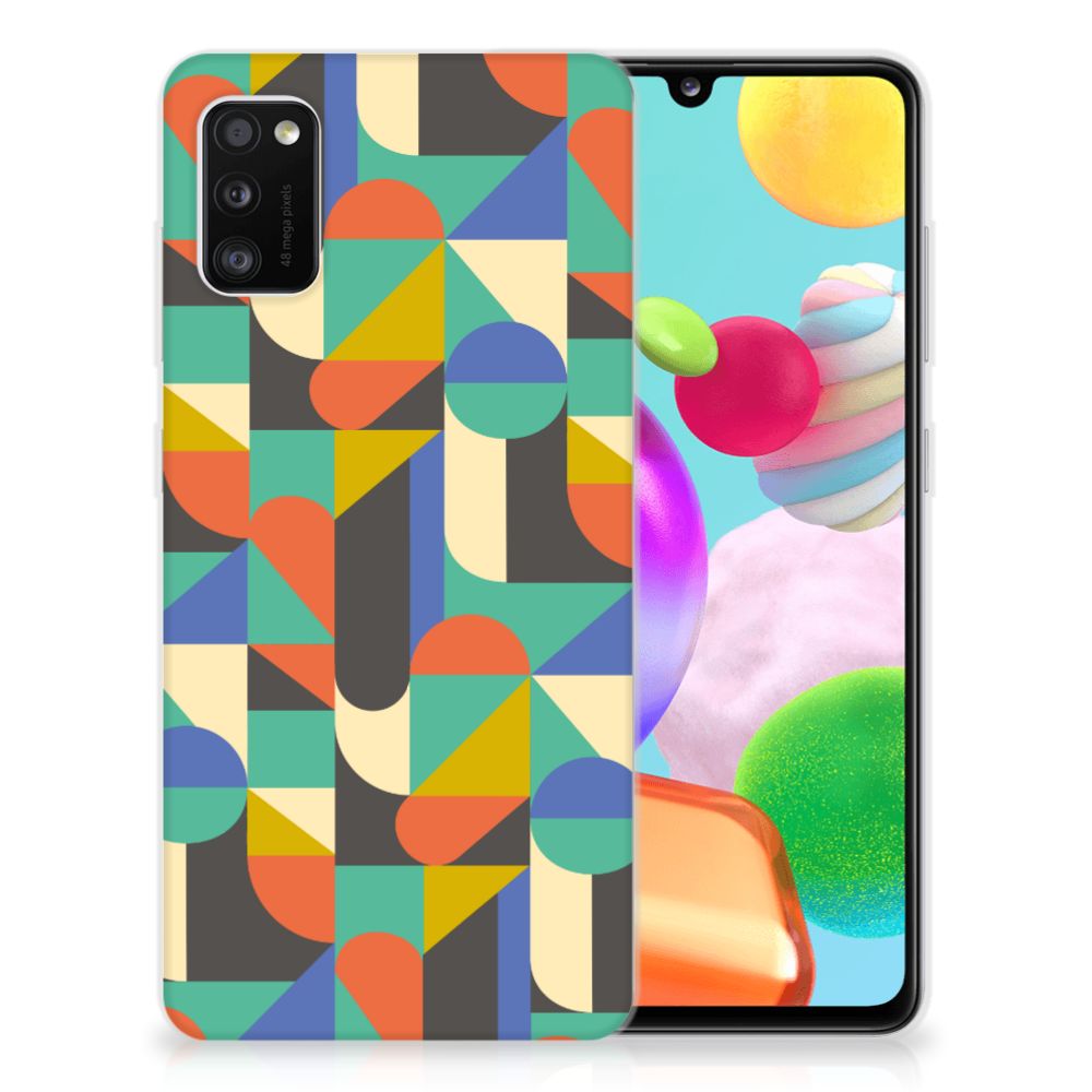 Samsung Galaxy A41 TPU bumper Funky Retro