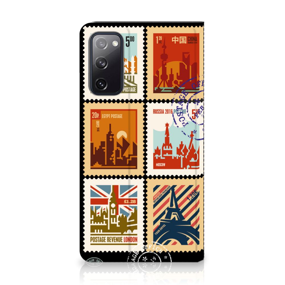 Samsung Galaxy S20 FE Book Cover Postzegels - B2C Telecom