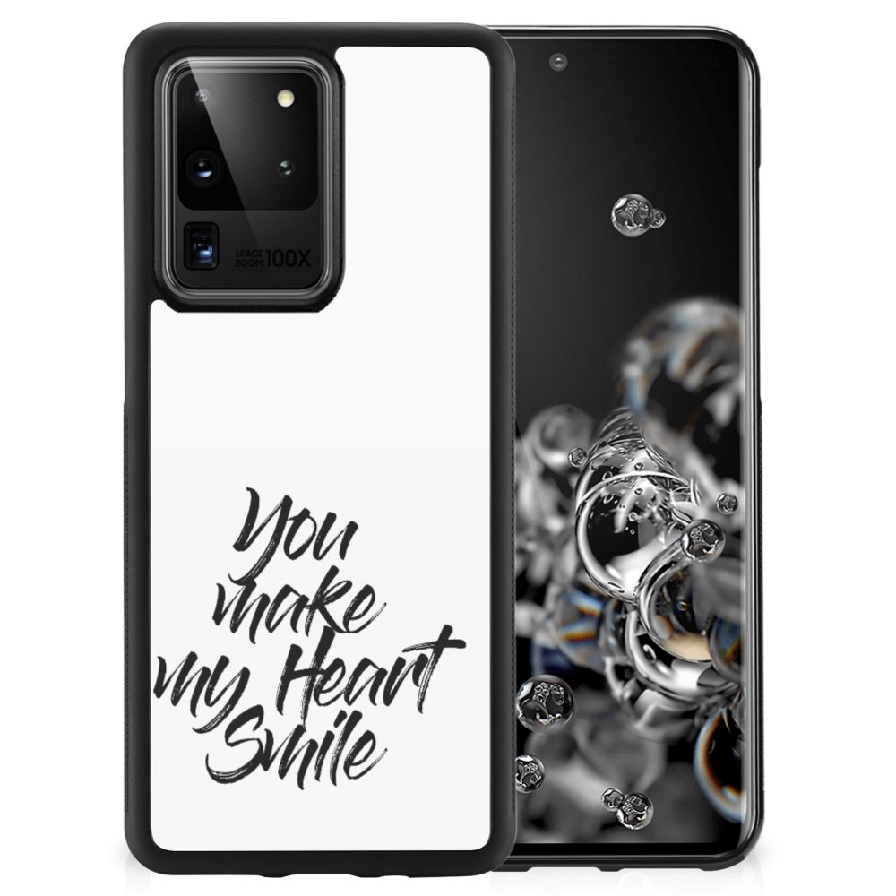 Samsung Galaxy S20 Ultra Hoesje met Quotes Heart Smile B2C Telecom