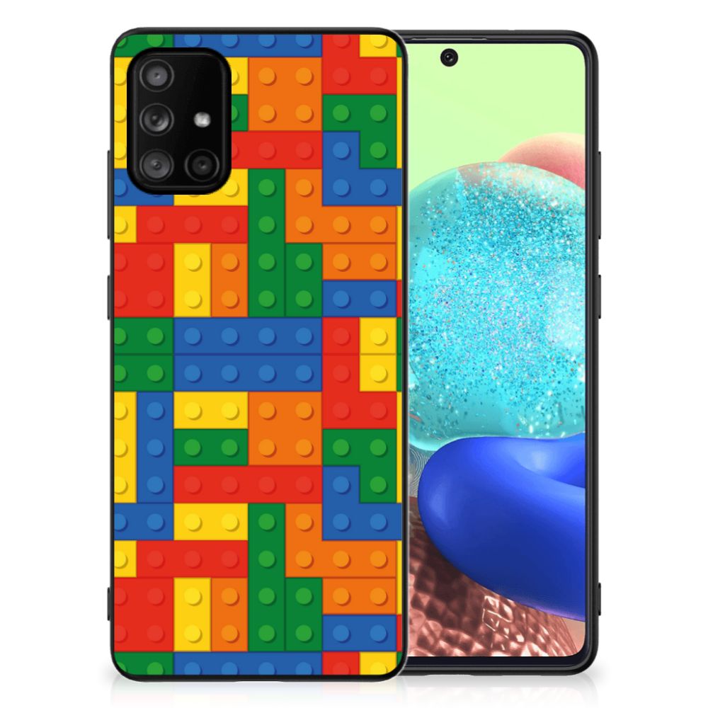 Samsung Galaxy A71 Back Case Blokken