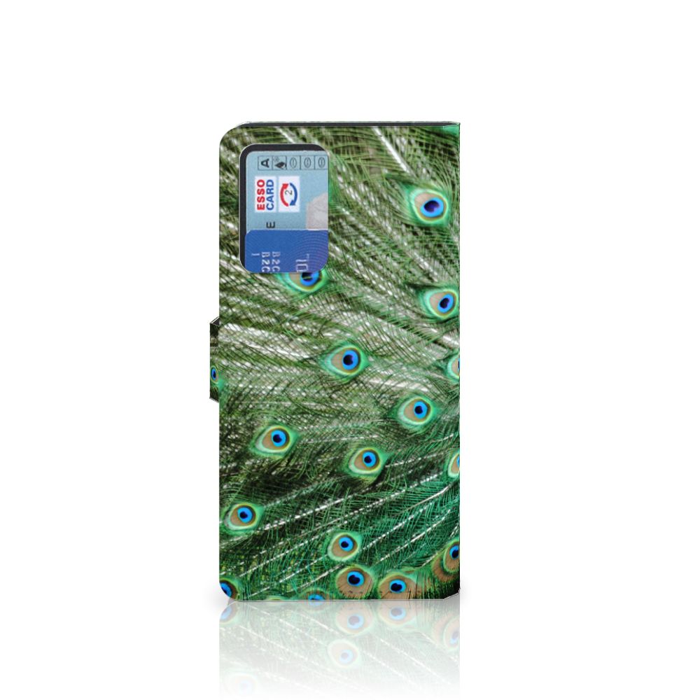 Xiaomi Redmi Note 10 Pro Telefoonhoesje met Pasjes Pauw