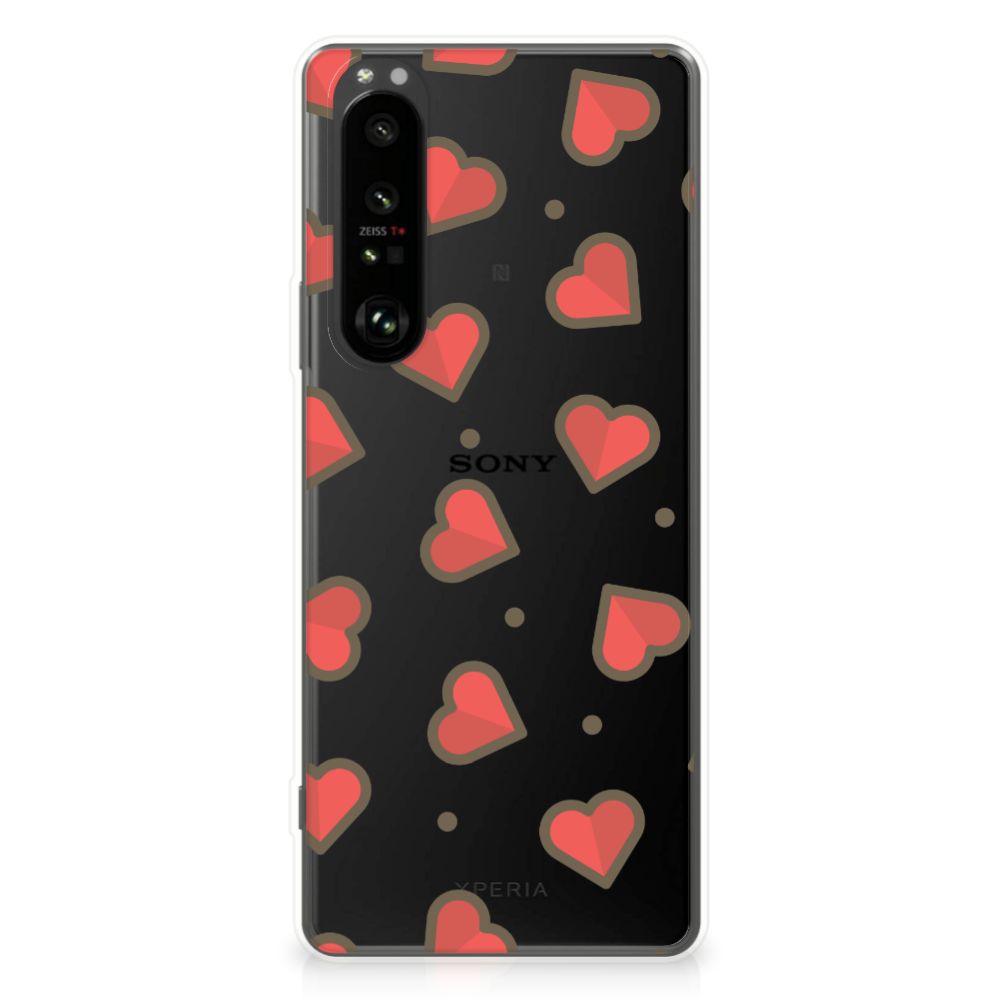Sony Xperia 1 III TPU bumper Hearts B2C Telecom