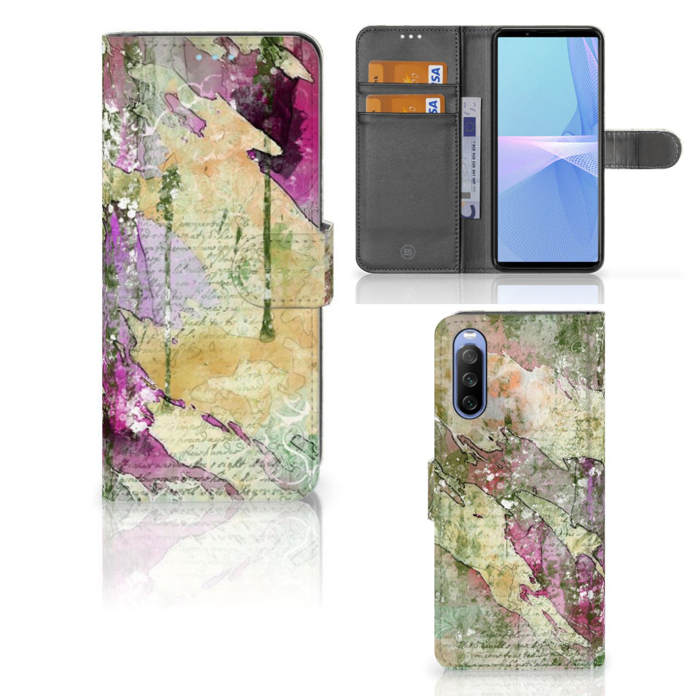 Hoesje Sony Xperia 10 III Letter Painting