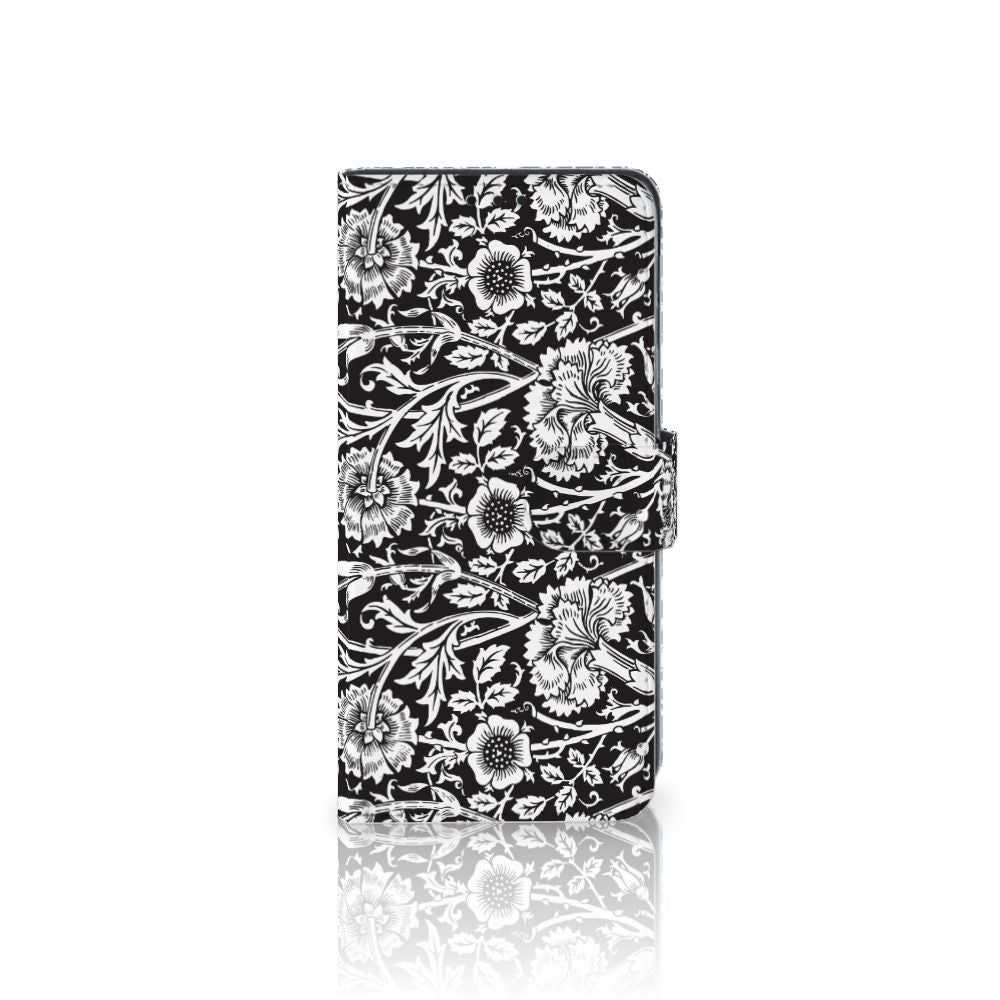 Samsung Galaxy M31 Hoesje Black Flowers