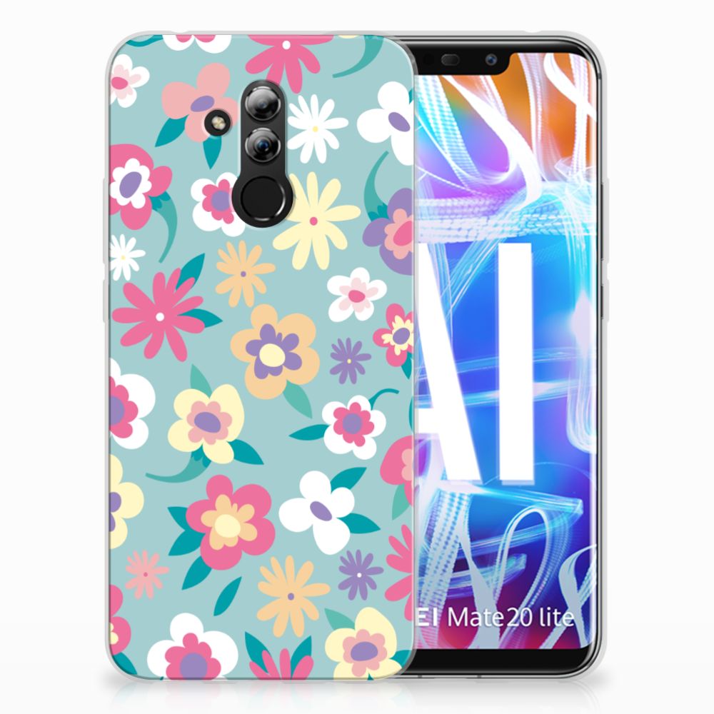 Huawei Mate 20 Lite TPU Case Flower Power