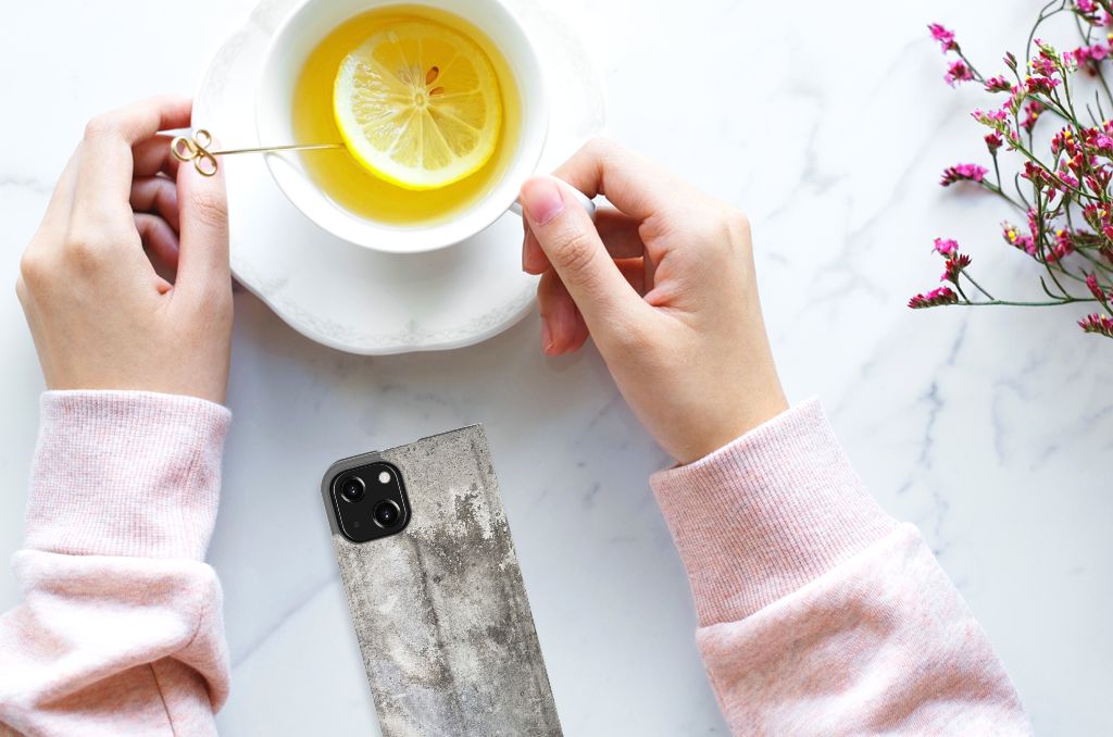 iPhone 13 Mini Standcase Beton Print - B2C Telecom