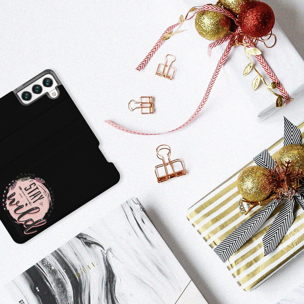 Samsung Galaxy S22 Magnet Case Boho Stay Wild - B2C Telecom