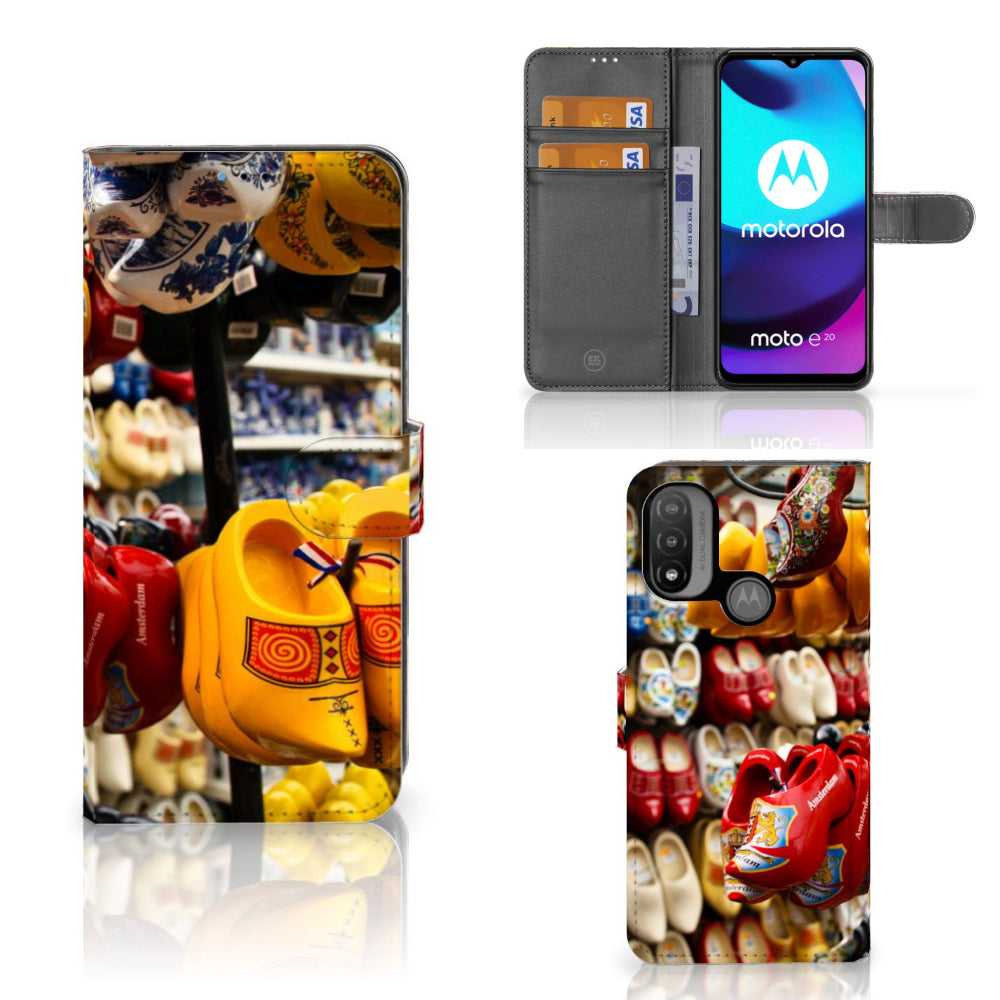 Motorola Moto E20 | E30 | E40 Flip Cover Klompen