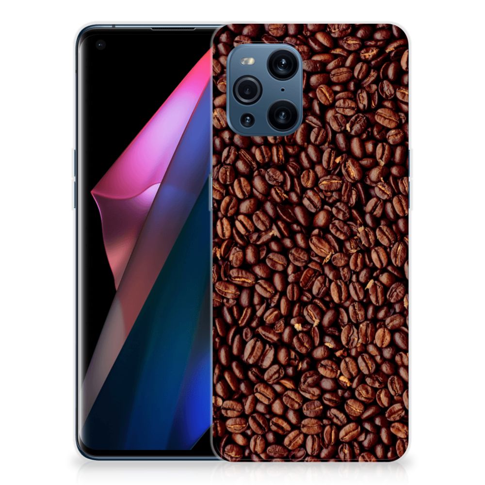 OPPO Find X3 | X3 Pro Siliconen Case Koffiebonen